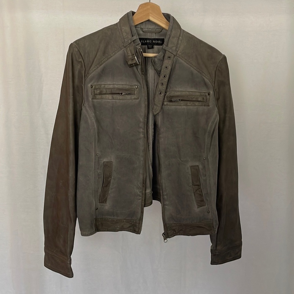 Blanc Noir Jacket Women’s Size L New Without Tags